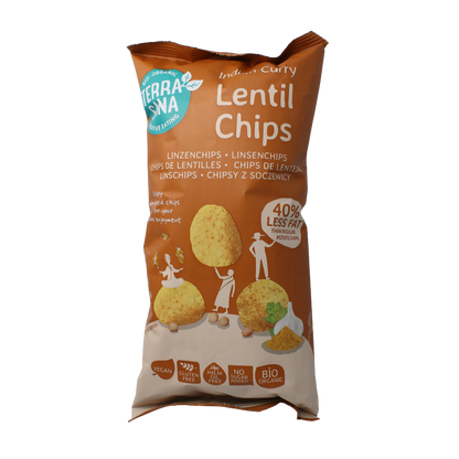 TerraSana Linzenchips Indian curry bio 75 Gram