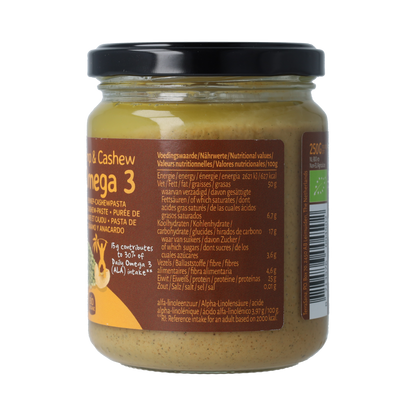TerraSana Omega 3 hennep cashewpasta 250.00 Gram