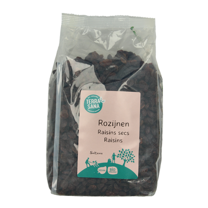 TerraSana RAW rozijnen sultana bio 1.00 Kilogram
