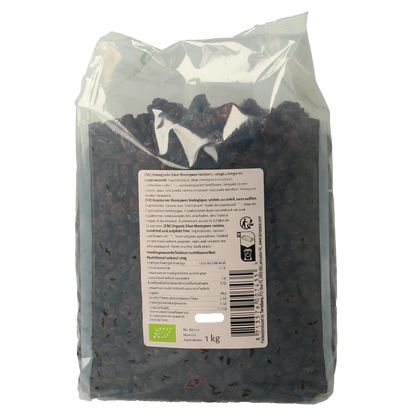 TerraSana RAW Rozijnen blue thompson bio 1.00 Kilogram