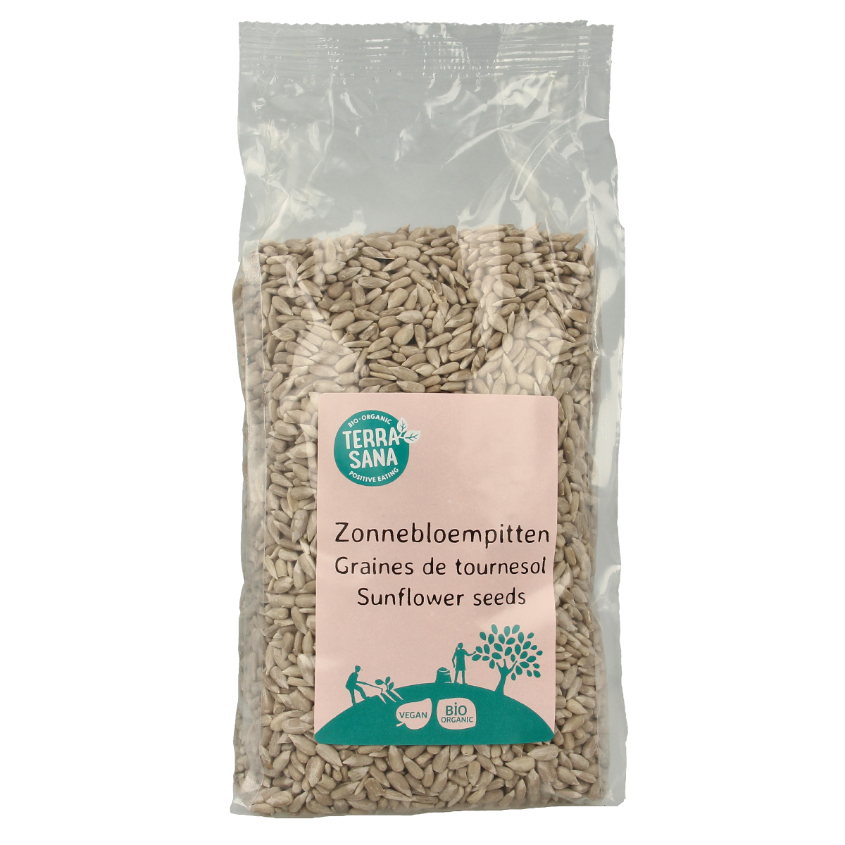 TerraSana RAW zonnebloempitten bio 750.00 Gram