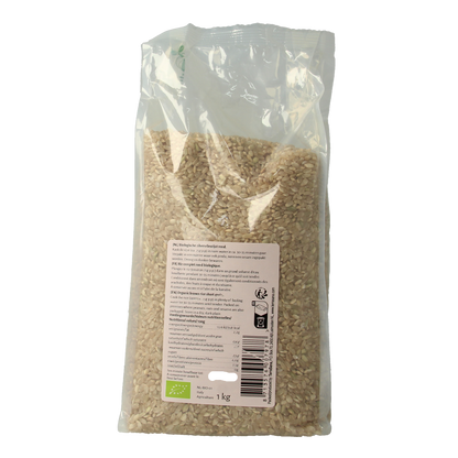 TerraSana Zilvervliesrijst rond bio 1.00 Kilogram