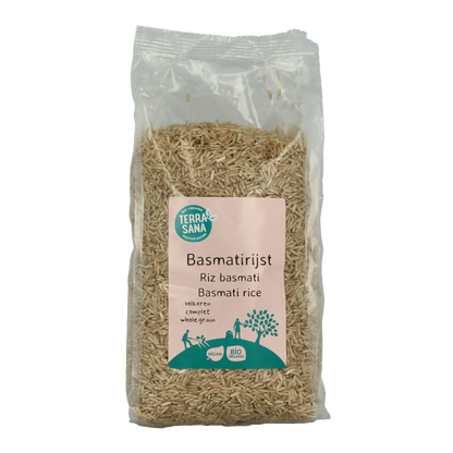 TerraSana Basmati rijst bruin bio 1 Kilogram