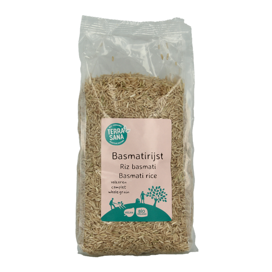 TerraSana Basmati rijst bruin bio 1 Kilogram