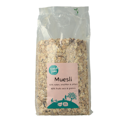 TerraSana Muesli noten & zuidvruchten bio 1 Kilogram