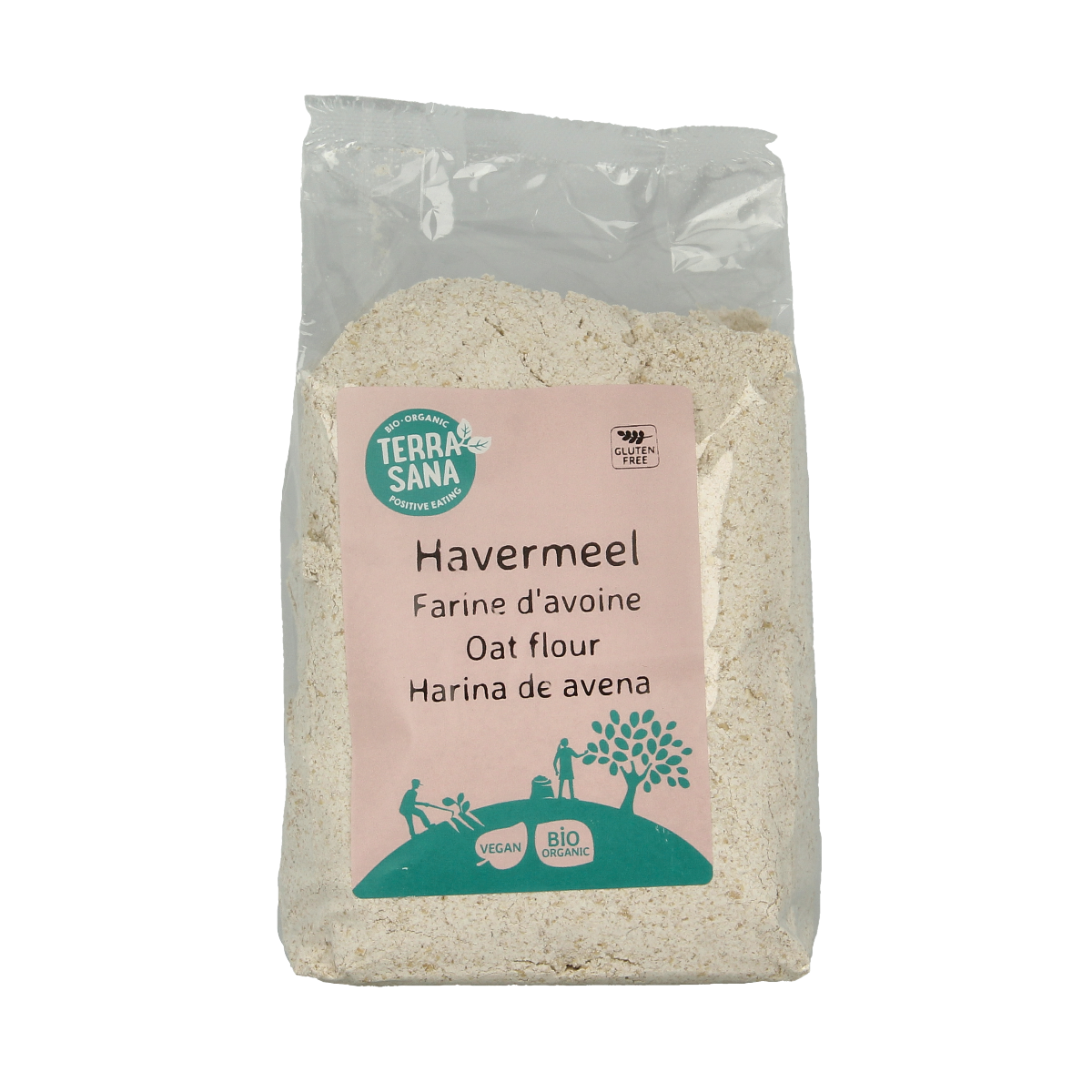TerraSana Havermeel glutenvrij bio 500.00 Gram