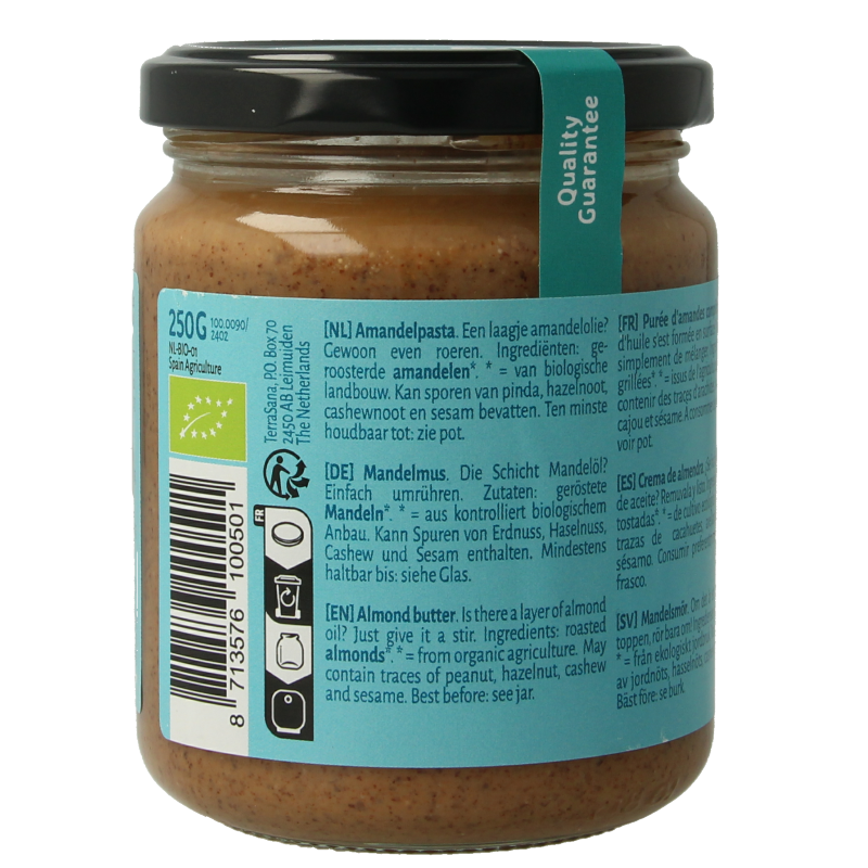 TerraSana Amandelpasta bio 250 Gram