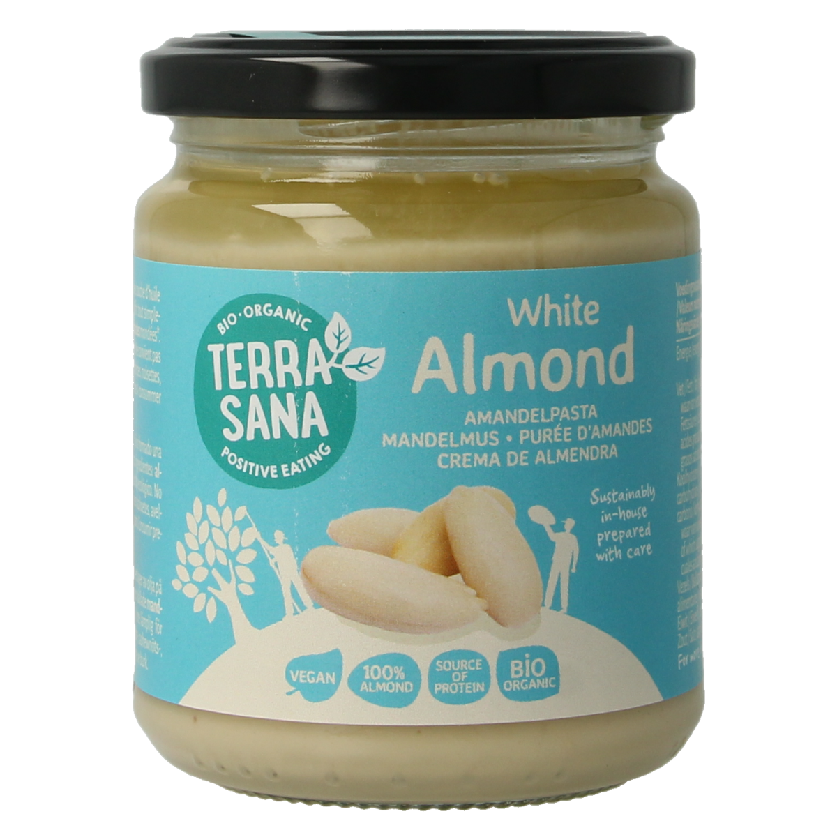 TerraSana Witte amandelpasta bio 250.00 Gram