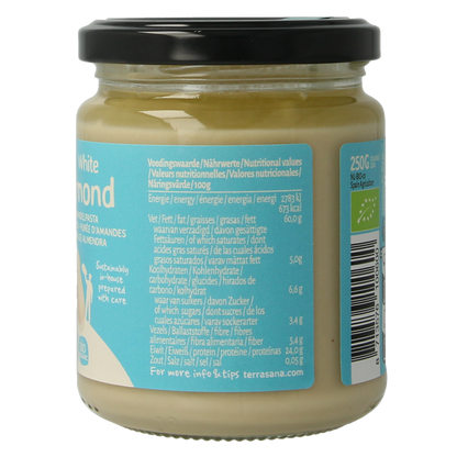 TerraSana Witte amandelpasta bio 250.00 Gram