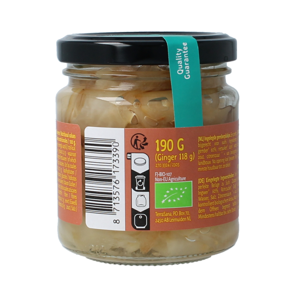 TerraSana Sushi gember bio 190.00 Gram