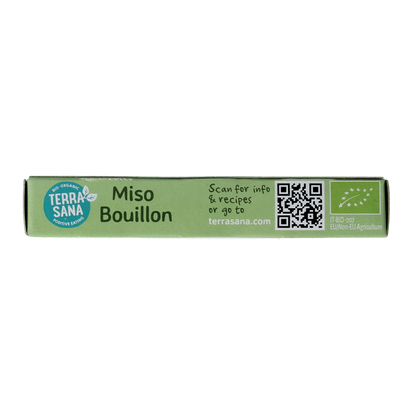 TerraSana Groente bouillon miso blokjes gistvrij bio 64 Gram