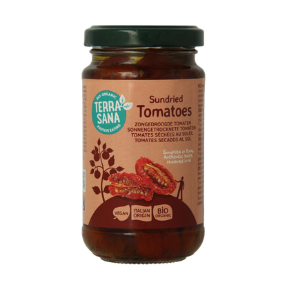 TerraSana Tomaten zongedroogd in olijfolie bio 180 Gram