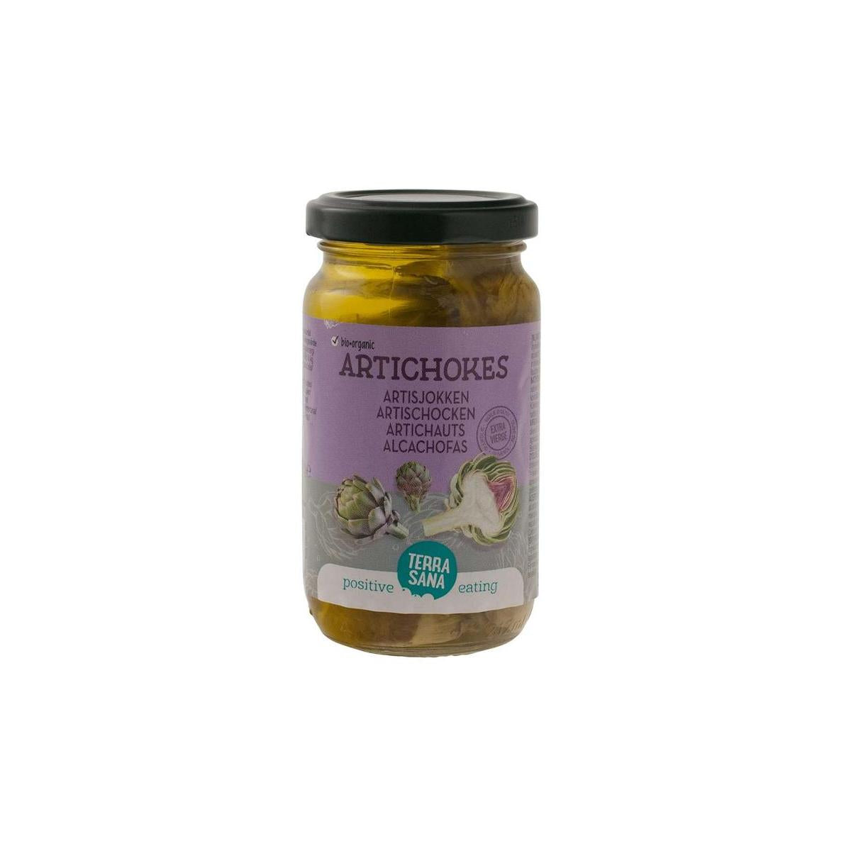 TerraSana Artisjokken in olijfolie bio 170 Gram