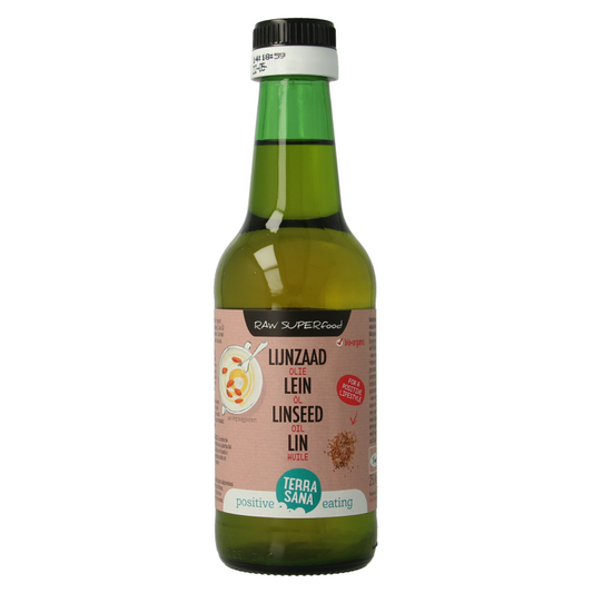 TerraSana Lijnzaadolie koudgeperst bio 250 Milliliter