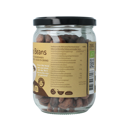 TerraSana Raw cacao bonen in glas bio 250.00 Gram