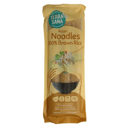 TerraSana Noedels bruine rijst bio 250.00 Gram