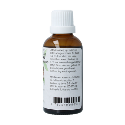 Cruydhof Schisandra chinensis fruct tinctuur 50.00 Milliliter