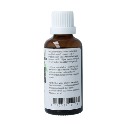 Cruydhof Kaardebol wortel tinctuur bio 50 Milliliter