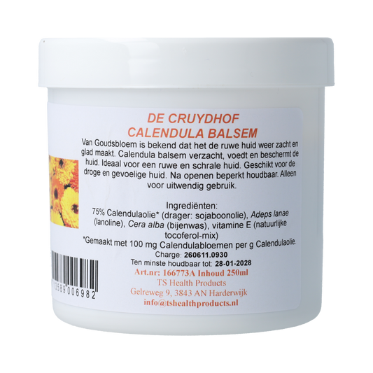 De Cruydhof Calendula balsem 75% 250.00 Milliliter