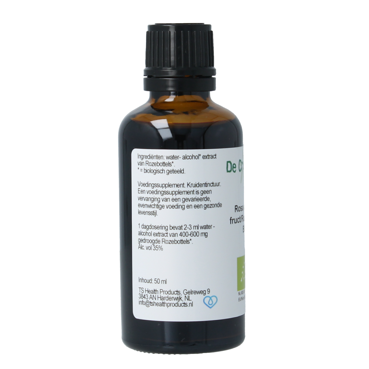 Cruydhof Rosa canina / rozebottel tinctuur bio 50.00 Milliliter