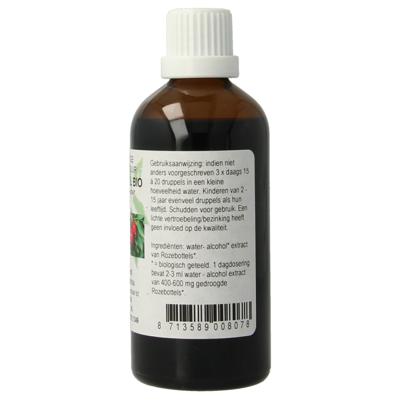 Cruydhof Rosa canina / rozebottel tinctuur bio 100 Milliliter