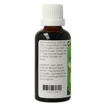 Cruydhof Meidoorn tinctuur 50 Milliliter