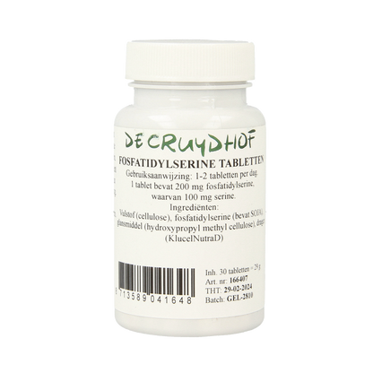 Cruydhof Fosfatidylserine 200mg 30 Tabletten