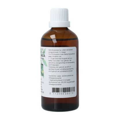 Cruydhof Withania somnifera/ashwagandha tinctuur 100 Milliliter