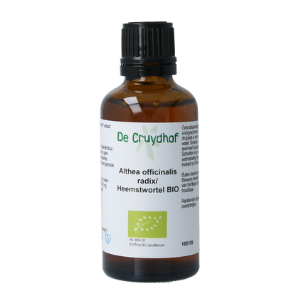 Cruydhof Althaea officinalis rad/heemst tinctuur bio 50.00 Milliliter