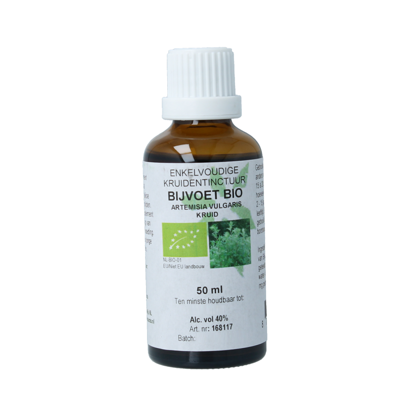 Cruydhof Artemisia vulgaris herb/bijvoet tinctuur bio 50 Milliliter