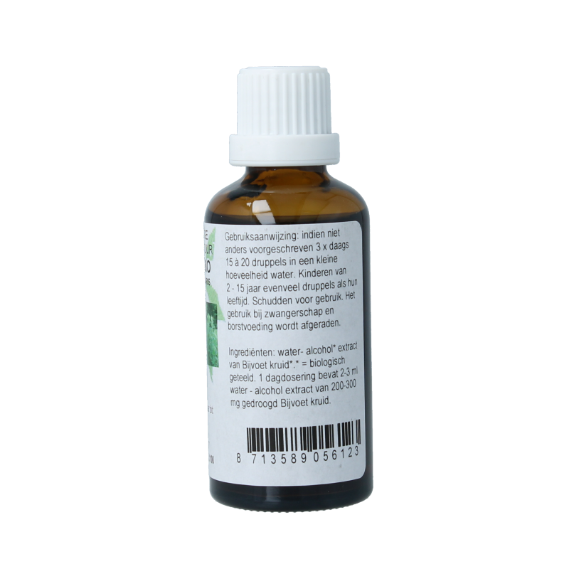 Cruydhof Artemisia vulgaris herb/bijvoet tinctuur bio 50 Milliliter