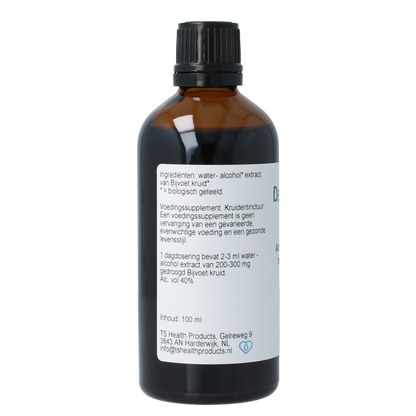 Cruydhof Artemisia vulgaris herb/bijvoet tinctuur bio 100 Milliliter