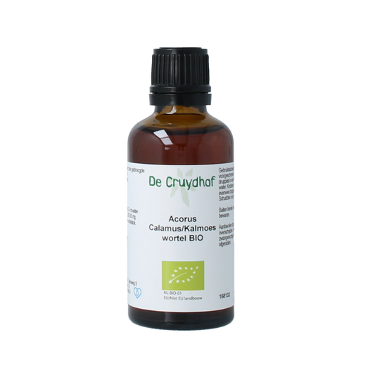 Cruydhof Acorus calamus/kalmoeswortel tinctuur bio 50.00 Milliliter
