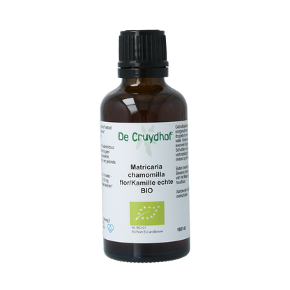Cruydhof Matricaria chamomilla fl / kamille tinctuur bio 50 Milliliter