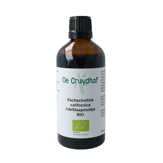 Cruydhof Eschscholtzia calif / slaapmutsje tinctuur bio 100.00 Milliliter