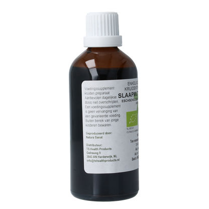 Cruydhof Eschscholtzia calif / slaapmutsje tinctuur bio 100 Milliliter