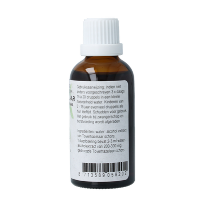Cruydhof Hamamelis virginiana cort / toverhazelaar tinctuur 50 Milliliter