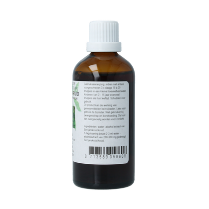 Natura Sanat Hypericum perforatum / sint janskruid tinctuur 100 Milliliter