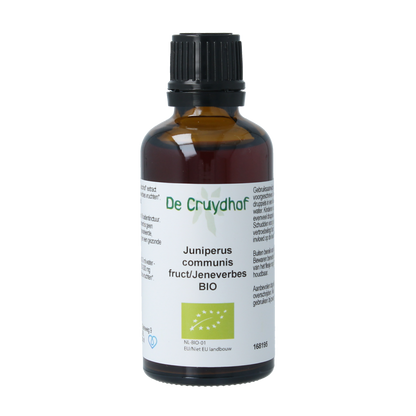 Cruydhof Juniperus communis fruct / jeneverbes tinctuur bio 50.00 Milliliter