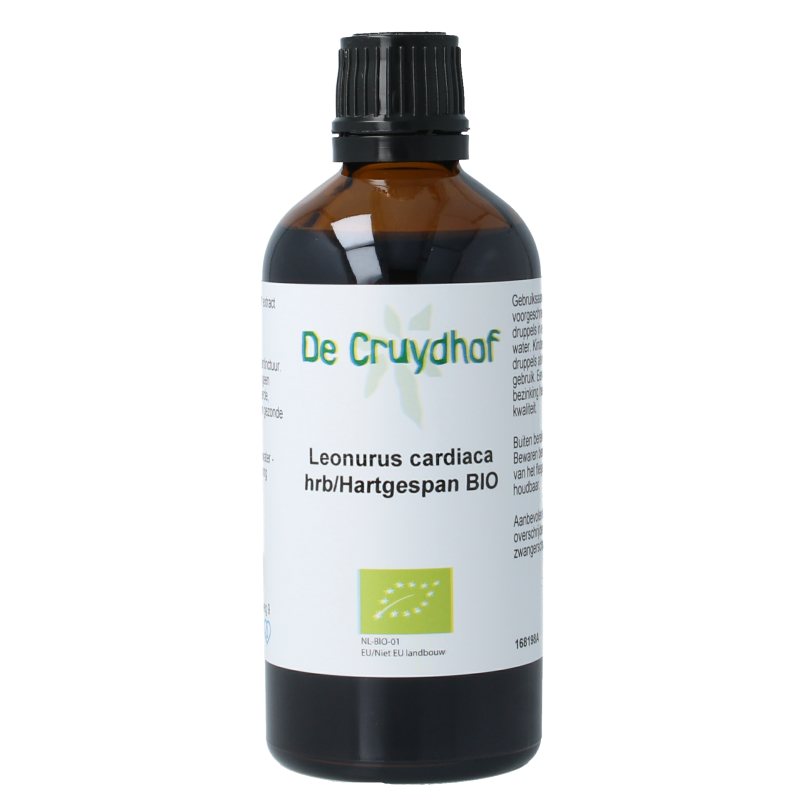 Cruydhof Leonorus card hrb / hartgespan tinctuur bio 100 Milliliter