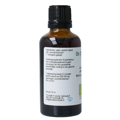 Cruydhof Lavandula officinalis flor tinctuur bio 50 Milliliter