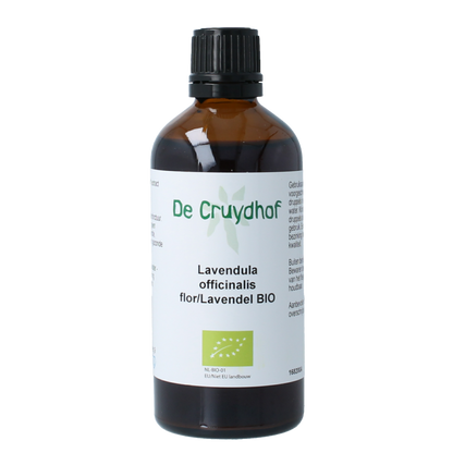 Cruydhof Lavandula officinalis flor tinctuur bio 100 Milliliter