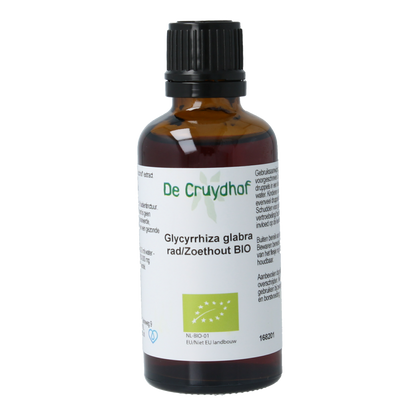 Cruydhof Glycyrrhiza glabra radix / zoethout tinctuur bio 50 Milliliter