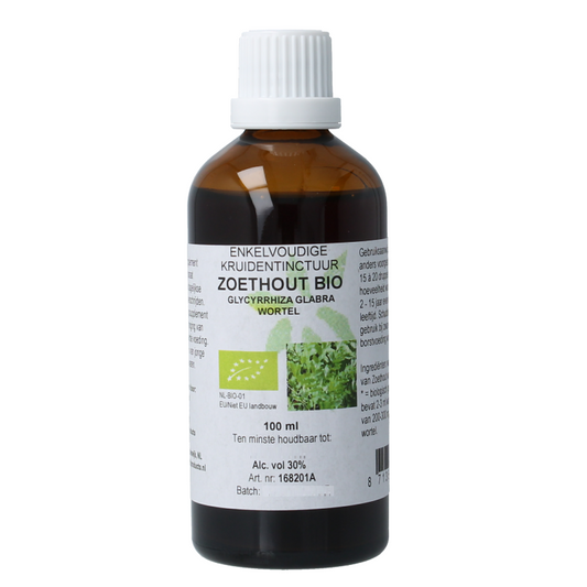 Natura Sanat Glycyrrhiza glabra radix / zoethout tinctuur bio 100 Milliliter