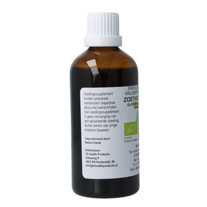 Natura Sanat Glycyrrhiza glabra radix / zoethout tinctuur bio 100 Milliliter