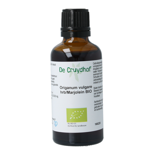 Cruydhof Origanum vulgare herb / marjolein tinctuur bio 50.00 Milliliter