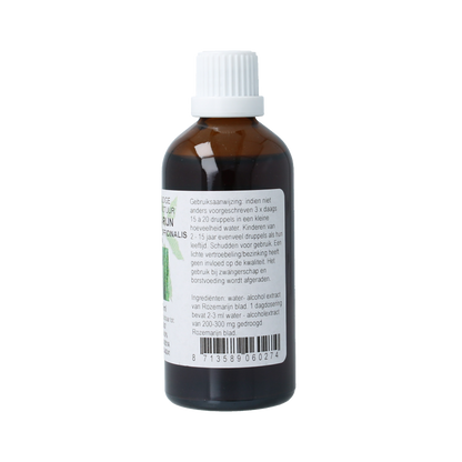 Cruydhof Rosmarinus off fol / rozemarijn tinctuur 100 Milliliter