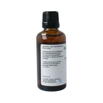 Cruydhof Sabal serrulata fructus tinctuur 50.00 Milliliter