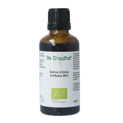 Cruydhof Salvia tribola fol / salie tinctuur bio 50.00 Milliliter
