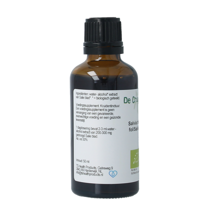 Cruydhof Salvia tribola fol / salie tinctuur bio 50.00 Milliliter